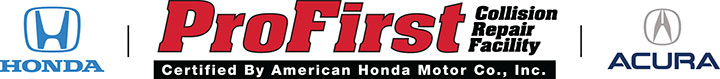 ProFirst Collision Repair Facility certified by Honda Motor Co.